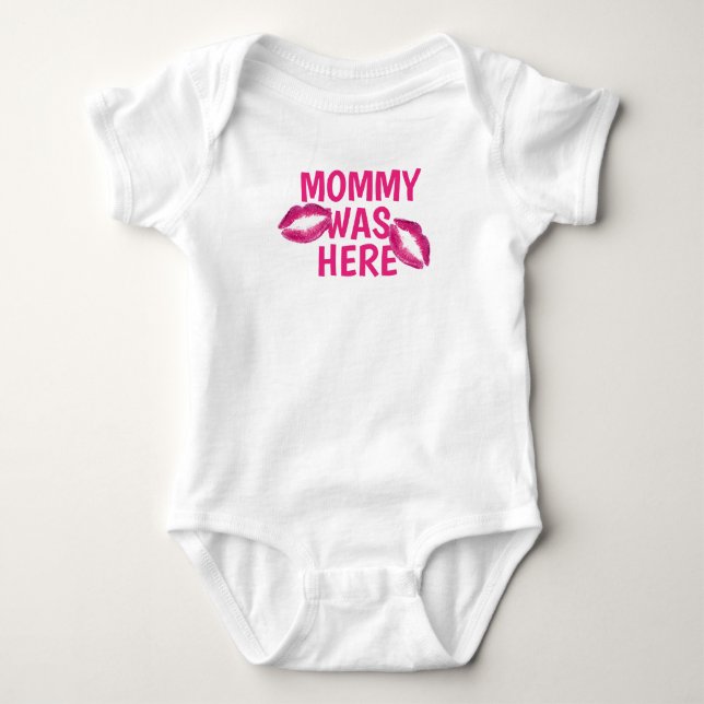 Mommy -  Baby Jersey Bodysuit (Front)