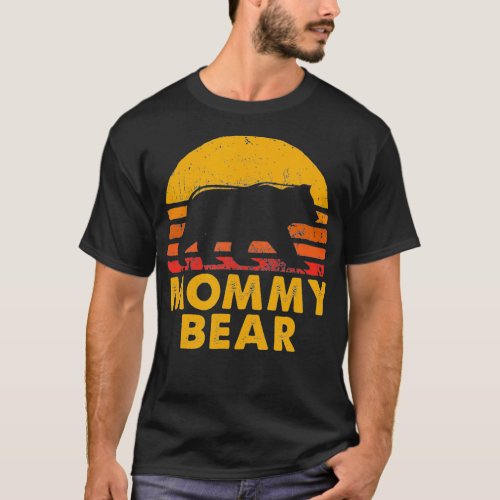 Mommy Bear Funny Bears Lover For Womens  T_Shirt