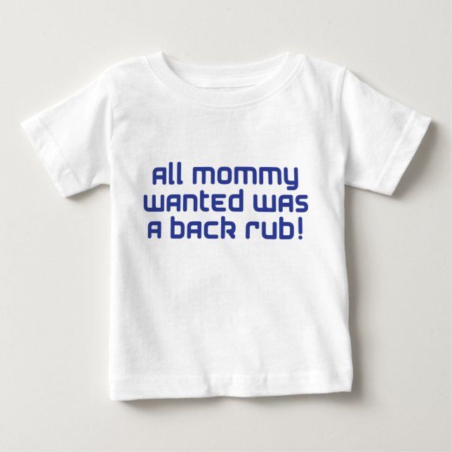 mommy blue baby T-Shirt (Front)