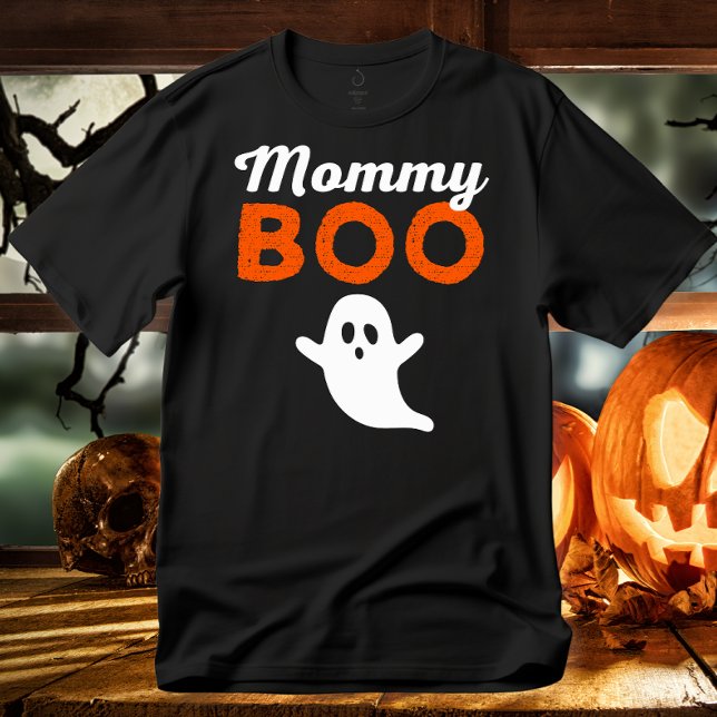 Mommy Boo Orange Cute Halloween Family Matching T-Shirt (Creator Uploaded)