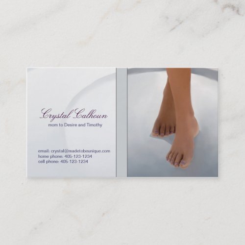 Mommy Calling Business Card - Template