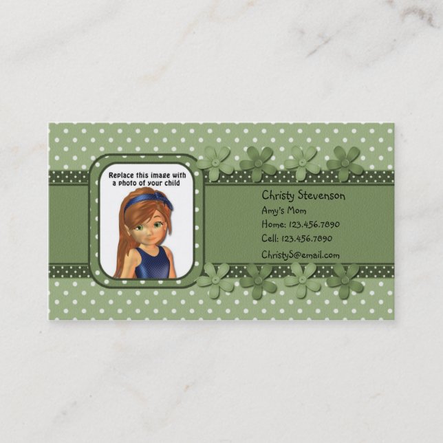 Mommy Calling Card (Front)