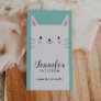 Mommy Calling Card Cute White Kitty Cat
