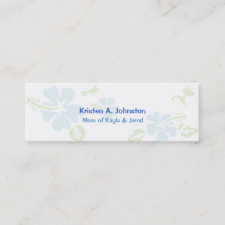 Mommy card, personal calling card