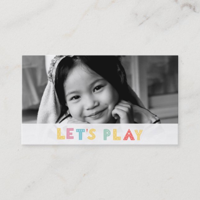 *~* Mommy Card - Play Date Card Colors Photograph (Front)