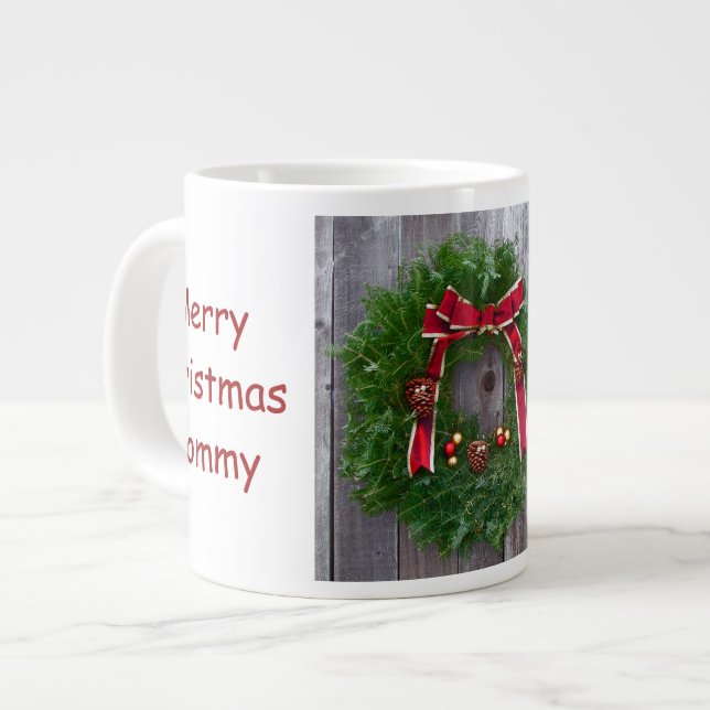Mommy Christmas Jumbo Mug (Front Left)