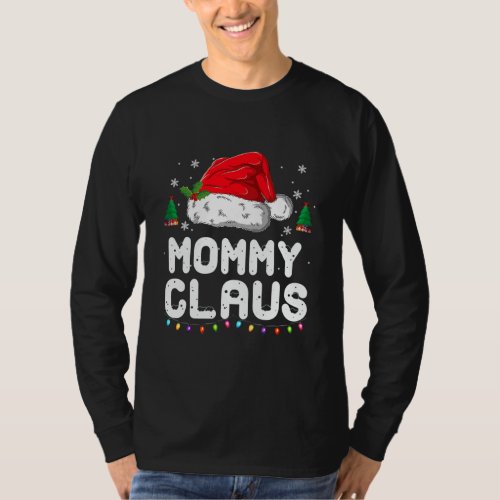 Mommy Claus Shirt Christmas Pajama Family