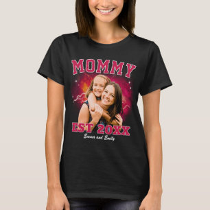Mommy Custom Photo Bootleg Rap Father's Day T-Shirt