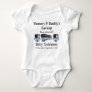 Mommy & Daddy's Backup has arrived Police Baby Bodysuit