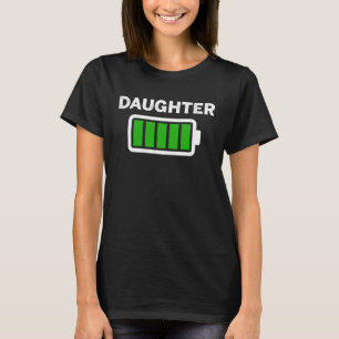 Mommy Daughter Son Matching High Battery Power T-Shirt