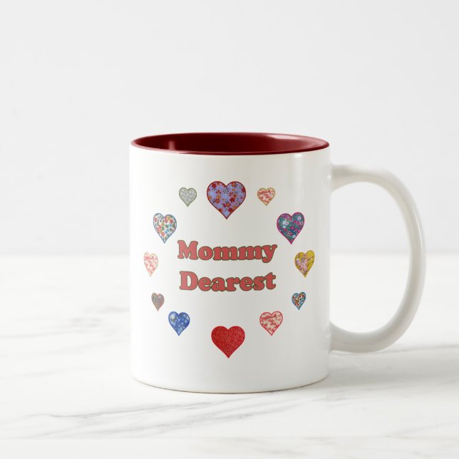 Mommy Dearest Two-Tone Coffee Mug (Right)