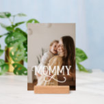 Mommy Decorative Vintage Photo  Holder<br><div class="desc">Cherish those special moments with Mommy! Our picture ledge is a wonderful display for your cherished photos,  offering ample space on both the front and back. The word 'Mommy' is showcased in a decorative vintage font,  enhancing the elegance of your personalized piece.</div>