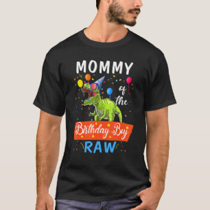 Mommy Dinosaur  Funny Cute Birthday Boy Family App T-Shirt