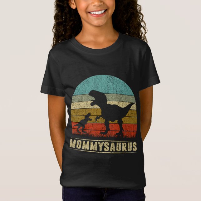 Mommy Dinosaur T Rex Mommysaurus Matching Family c T-Shirt (Front)