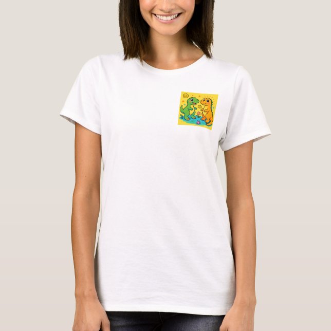 Mommy Dinosaur T-Shirt  (Front)