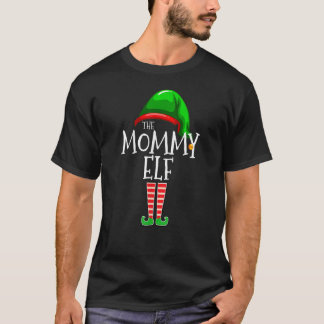 Mommy Elf Family Matching Christmas T-Shirt