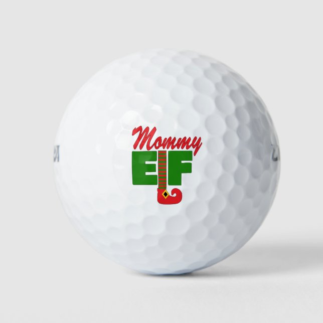 Mommy Elf   Golf Balls (Front)