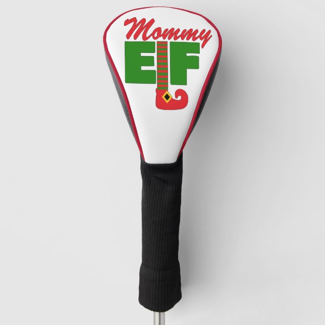 Mommy Elf   Golf Head Cover (Front)