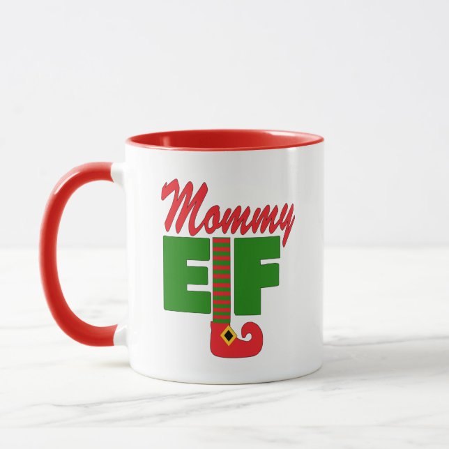 Mommy Elf   Mug (Left)