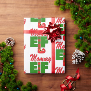 Mommy Elf   Wrapping Paper