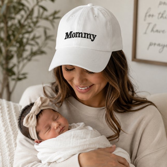 Mommy Embroidered Baseball Cap (Creator Uploaded)