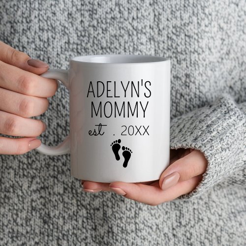 Mommy Est 2024 Mom To Be First Time Mom Mother Day Mug
