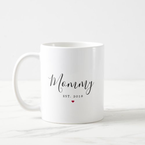 Mommy Est 20XX Coffee Mug