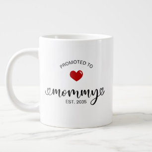 Mommy Established New Mom Gift Giant Coffee Mug