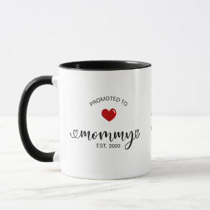 Mommy Established Promoted To Mom Mug