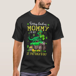 Mommy Funny Dinosaur Monster St Patricks Day Men B T-Shirt