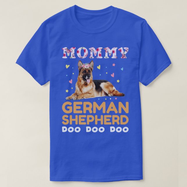 Mommy german shepherd T-Shirt (Design Front)