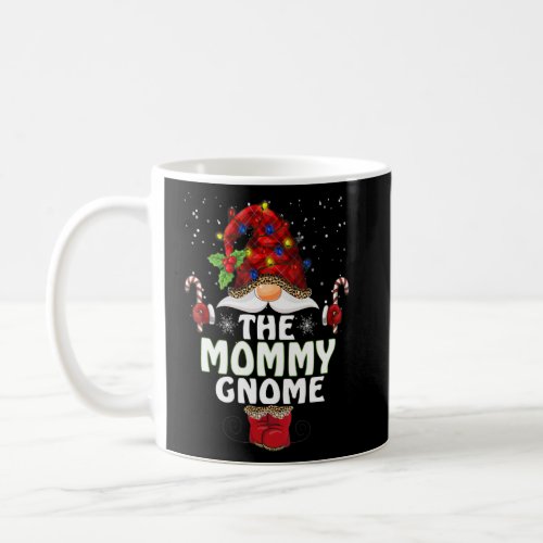 Mommy Gnome Buffalo Plaid Matching Family Christma Coffee Mug