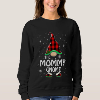 Mommy Gnome Buffalo Plaid Matching Family Christma Sweatshirt