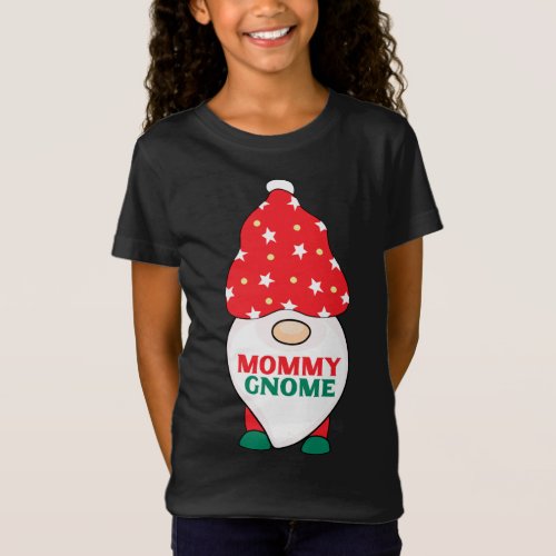 Mommy Gnome Funny Gnomes Matching Christmas Pajama T_Shirt