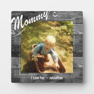 Mommy I love You Photo Plaque