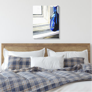 Mommy, I picked you some flowers Canvas Print