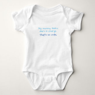 Mommy In Charge So Cute Baby Bodysuit