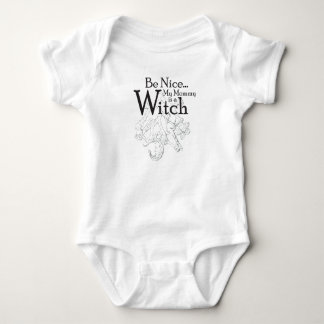 Mommy is a Witch Baby Bodysuit