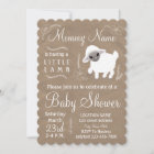 Mommy is having a little lamb! Baby shower invite