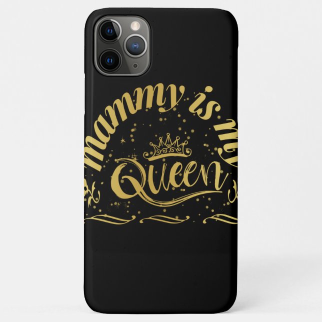 Mommy Is My Queen Gold Case-Mate iPhone Case (Back)
