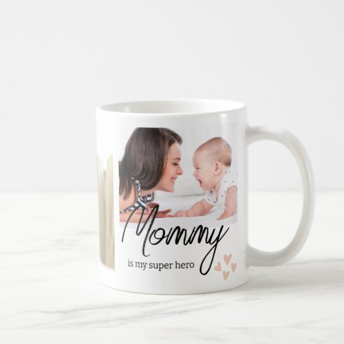 Mommy Is My Super Hero Mothers Day Photo Coffee Mug