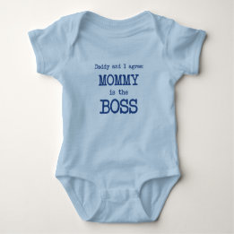 Mommy Is The Boss Baby Bodysuit