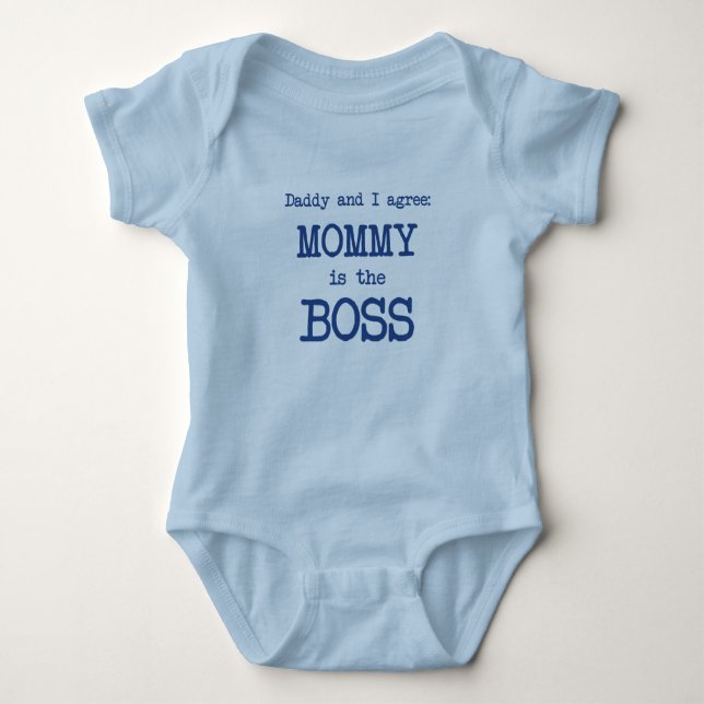 Mommy Is The Boss Baby Bodysuit (Front)
