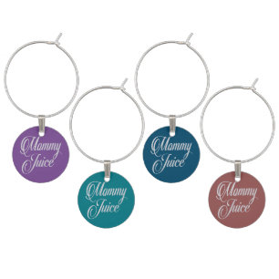 Mommy Juice   Cute Girls Night Out Dark Pastel Wine Charm