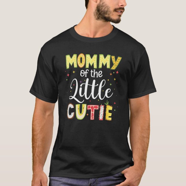 Mommy Little Cutie  Matching Family Summer Fruit D T-Shirt (Front)