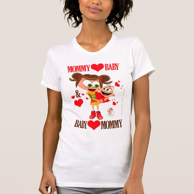 Mommy Loves Baby - White 03 T-Shirt (Front)
