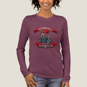 Mommy Loves Motorcycles Tri-Blend Shirt