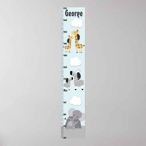 Mommy  Me Jungle Animal Growth Chart Keep Size