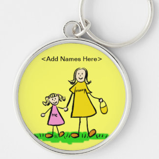 Mommy & Me Keychain (Blond Customize Names Option)
