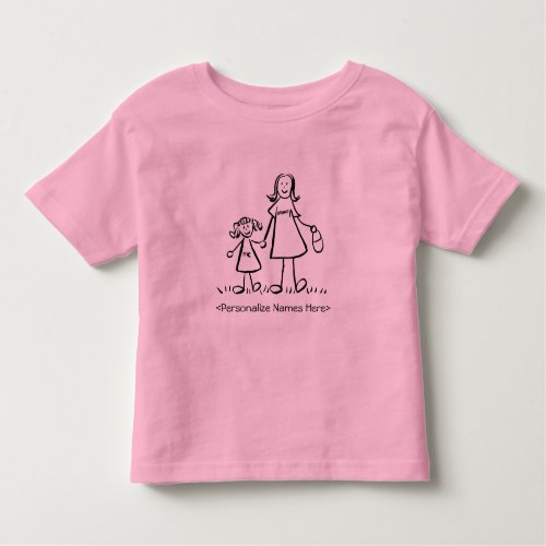 Mommy  Me _ Mother and Daughter Custom T_Shirt